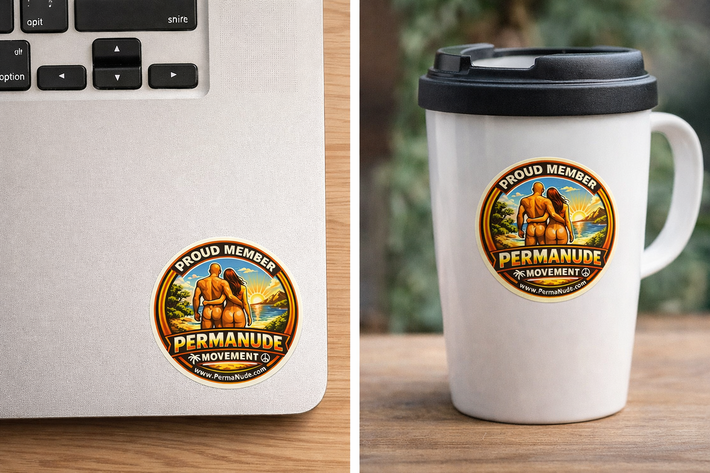 PermaNude Life Decal 1 (Set of 2 Decals)